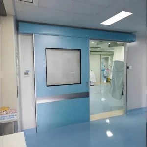 Airtight Industrial Hospital Automatic Medical Door X-Ray Protection Lead Steel Door Interlock System Hermetic Sliding Doors