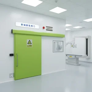Airtight Interlock System Automatic Lead-Steel X-Ray Protection Sliding Door for Hospital