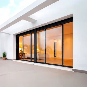 Aluminium Bi Slide Glass Door Hurricane Proof Impact Glass Thermal Insulation Interior Kitchen Bathroom Patio Wine Cellar