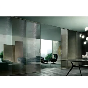 Aluminium Double-Glazed Tempered Glass Energy-Efficient Sliding Door