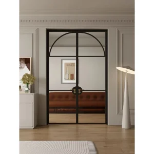 Aluminium French Casement Swing Glass Door, Metal Framed Interior Divider