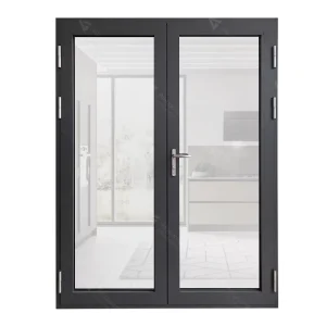 Aluminium Glass Side hung Door Tempered Glass Swing Door Interior Casement Door