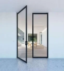 Aluminium Glass Sliding Doors for Home, Hotel, Villa, Patio and Balcony, Modern Black