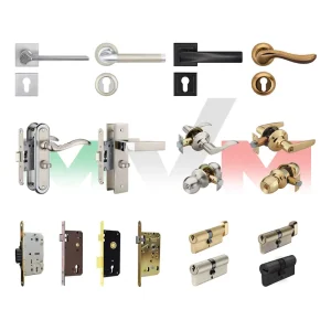 Aluminium Pivot Security Hardware for Interior Wooden Doors