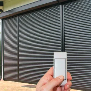 Aluminium Roller Shutter Roll-Up Garage Door with Motor for Homes and Shops
