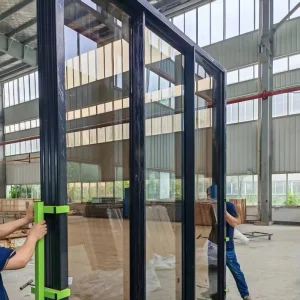 Aluminium Sliding Patio Doors with Large Glass Panels for Balconies