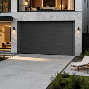Aluminum Alloy Anti-Theft Modern Outdoor Wind-Resistant Rolling Shutter Garage Door Automatic Manual Operation