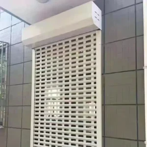 Aluminum Alloy Anti-Theft Ventilation Roller Shutter Door for Workshops and Commercial Use