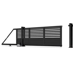 Aluminum Alloy Automatic Cantilever Sliding Gate for Outdoor House Use