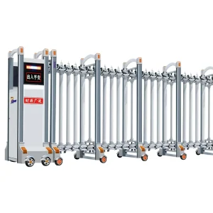 Aluminum Alloy Automatic Electric Telescopic Retractable Security Sliding Gate with Remote Control
