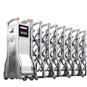 Aluminum Alloy Automatic Retractable Telescopic Anti-Theft Electric Security Gate for Home, School, and Factory