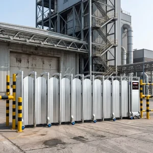 Aluminum Alloy Automatic Retractable Telescopic Anti-Theft Security Gate for Home and School, Factory Direct Supply