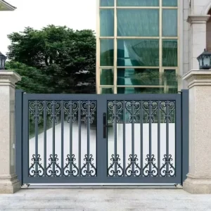 Aluminum Alloy Automatic Villa Courtyard Gate Electric Sliding/Swing Weather-Resistant