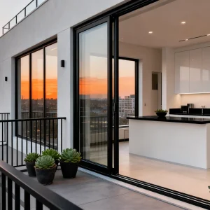 Aluminum Alloy Balcony Sliding Door