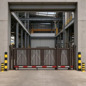 Aluminum Alloy Cantilever Suspended Automatic Electric Sliding Gate for Company Entrance