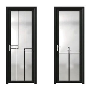 Aluminum Alloy Casement for Bathroom Waterproof Interior Insulated Glass Finished Surface
