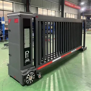 Aluminum Alloy Electric Railless Suspended Sliding Gate for Schools