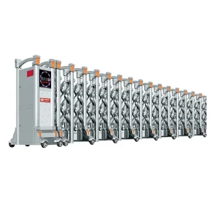 Aluminum Alloy Electric Retractable Sliding Gate with Remote Control for Factory, School, or Villa