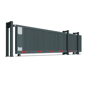 Aluminum Alloy Electric Retractable Telescopic Sliding Gate for School and Industrial Sites