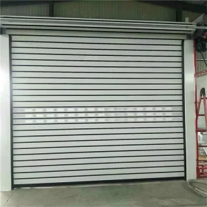 Manual Anti-Theft Aluminum Alloy High-Speed Roller Shutter Door for Industrial, Shop, or Garage