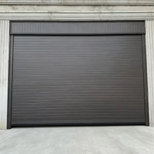 Aluminum Alloy Electric Roller Shutter Door with Remote Control, Wind and Dust Proof, for Villas and Garages