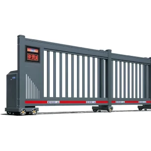 Aluminum Alloy Electric Sectional Telescopic Sliding Gate with IC Card Access, Anti-Tailgating, and 2-Way RS485 Communication