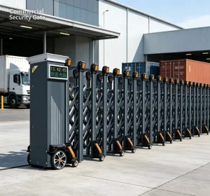 Aluminum Alloy Electric Telescopic Gate for Commercial and Industrial Use