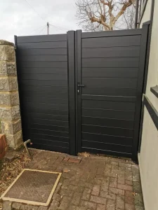Aluminum Alloy Entrance Door for Houses Front Entry Door Anti-Rust Custom Size