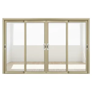Aluminum Alloy Exterior Sliding Door Weatherproof Outdoor Patio Sliding Door Balcony