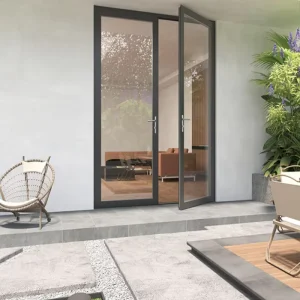 Aluminum Alloy Folding Tempered Glass Door for Villa Interior Use