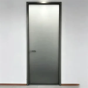 Aluminum Alloy Glass Swing Doors with Floor Spring Self-Closing
