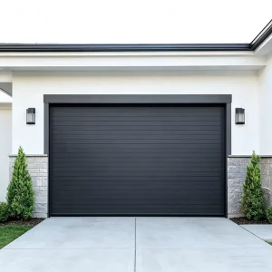Aluminum Alloy Insulated Villa Garage Door with Automatic Roll Up, Thermal Break, Custom Size