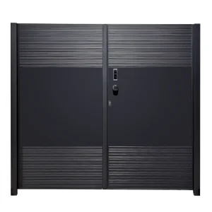 Aluminum Alloy Manual Entrance Gate for Villas and Gardens