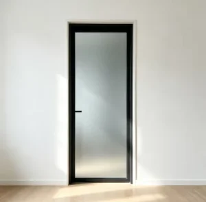Aluminum Alloy Modern Indoor Side Opening Insulated Glass Door