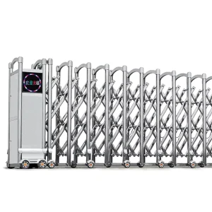 Aluminum Alloy Remote Control Automatic Electric Telescopic Retractable Gate for School and Company Access