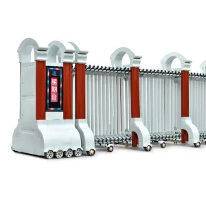 Aluminum Alloy Remote Control Automatic Retractable Security Gate for School and Company