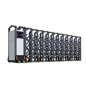 Aluminum Alloy Remote Control Sliding Folding Retractable Security Gate for School, Factory, and Parks