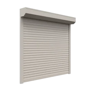 Aluminum Alloy Shade Shutter Doors Windows Heat Insulated Waterproof Electric Side Opening