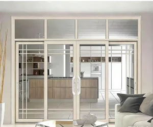 Aluminum Alloy Sliding Door Double Glazed Glass Patio Door for Villa Balcony Living Room Hotel Project Use