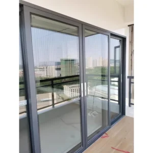 Aluminum Alloy Sliding Glass Door for Balcony Patio and Living Space