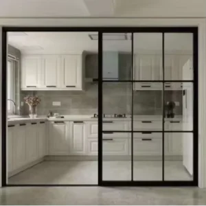 Aluminum Alloy Slim-Frame Sliding Glass Door for Patio or Balcony