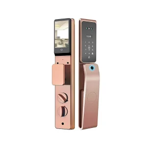 Aluminum Alloy Smart Hotel Door Lock System with 3D Face Palm Vein RFID Card and Password Unlock
