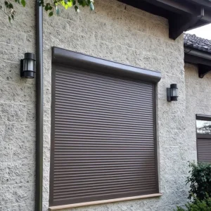 Aluminum Alloy Soundproof Hurricane Storm Roller Shutter Window