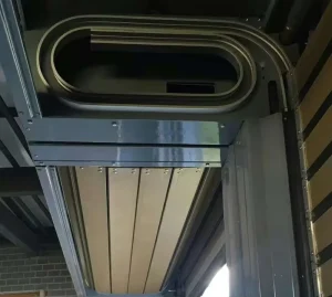 Aluminum Alloy Spiral Rapid Garage Door with Insulation Panel Shutter
