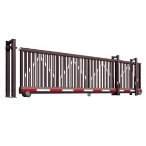 Aluminum Alloy Trackless Automatic Suspended Cantilever Sliding Gate for School Factory