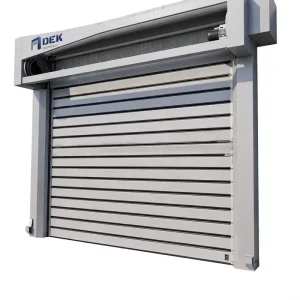 Aluminum Alloy Windproof Rolling Shutter Industrial Door for Workshop Garage