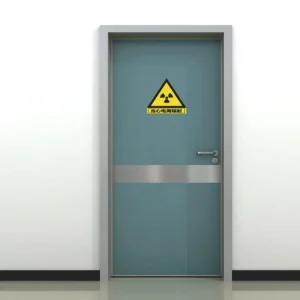 Aluminum Alloy and Steel Radiation Protection Medical Doors For Hospital CT Rooms