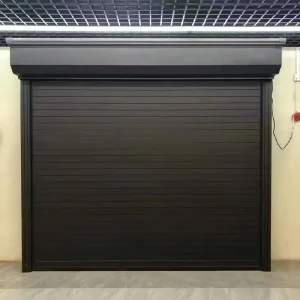 Aluminum Automatic Windproof Roller Shutter Door for Garage, Industrial, Villa, or Basement