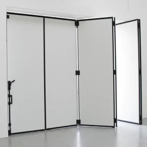 Aluminum Bi-Folding Accordion Glass Sliding Patio Door for Outdoor Use