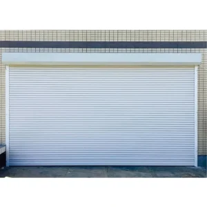 Aluminum Canvas High-Speed Rapid Roll-Up Rolling Shutter Door, Outdoor Windproof, Factory Direct